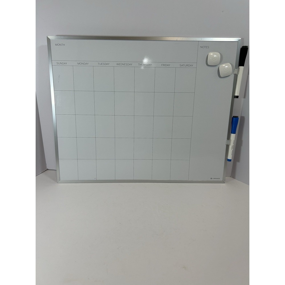 U Brands 16x20 Magnetic Dry Erase Board, Whiteboard 2 Pens/2 Magnets